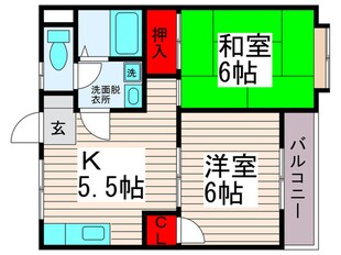 サンヴェール関原の物件間取画像